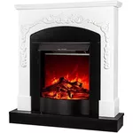 Șemineu electric ArtFlame Casanova & Corsica, 975x900x250 mm, Alb