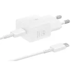 Încărcător cu fir Samsung EP-T2510 25W Power Adapter 25W Power Adapter (with C to C Cable) White