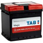 Автомобильный аккумулятор TAB MAGIC 55Ah 560EN 207x175x190 -/+ (55510)
