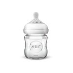Бутылочка стеклянная Philips AVENT Natural c силиконовой соской (0+ мес) 120 мл