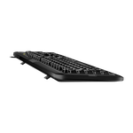 Keyboard Genius KB-118, Classic, Laser-Printed Keycaps, Spill-Resistant, 1.4m, Black, USB