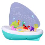 Jucărie de baie Bburago 16-89022 Barca Splash 'N Play cu lumina