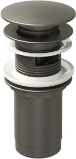 Ventil click-clack Ravak Quick Clac lavoar cu preaplin Graphite brushed X03048
