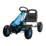 Kart pentru copii Richi G205/2 Masina cu pedale, albastra