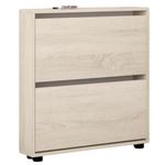 Raft pentru încălțăminte Mobildor-Lux Leo Slim 100x16x86H cm Sonoma