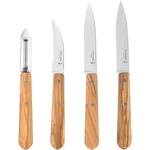 Set cuțite Opinel 002163 Box The Essentials Olivewood