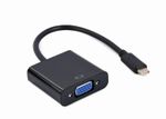 Adapter  Type-C to VGA socket 0.15m Cablexpert, 1080p FHD at 60 Hz, A-CM-VGAF-01