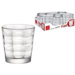 Veselă pentru băuturi Bormioli Rocco 37238 Набор стаканов для воды Cube 6шт 240ml