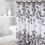 Perdea de duș Hydro S Grey nature, alb/gri/negru