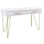 Стол Deco Mia Consolă White/Gold