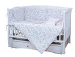 Детское постельное белье PernaMea Set lenjerie 5 piese Junior Happy Baby Roz (PM.101649/2)