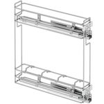 Фурнитура для мебели Starax S-2421-C бутылочница 150мм хром пз ч/в R