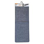 Коврик для ванной Luance 56166 antiderapant 45x120cm Hexagone, gri inchis, poliester/cauciuc