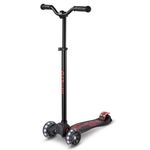 Trotinetă Micro MMD136 Maxi Deluxe Pro LED Black Red