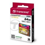 .64GB CompactFlash Card, Hi-Speed 1000X, Transcend 
