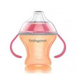 Поильник-непроливайка Babyono с силиконовым носиком 180 мл (6+ мес) оранжевая