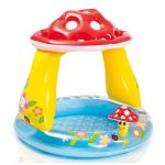 Piscină gonflabilă pentru copii cu baldachin “Ciuperca” 102х89 cm, 45 L, 1-3 ani  INTEX