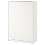 Шкаф Ikea Kleppstad 3 двери 117x176 White