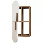 Офисный стеллаж Trendy Trandafir-Nuc, Alb 35x60x22cm (GTR005378)
