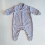 Slip din veliur Pampy Grey