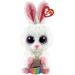 Мягкая игрушка TY TY36373 SUNDAY white rabbit with basket 15 cm