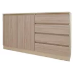 Комод Smartex (16127) Т2 180cm Ivory+Stejar Deschis