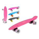 Skateboard XQMAX 27914 Скейтборд 57x14x9cm, max 80kg, гоночный стиль, роз