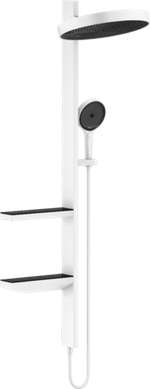 Душевая система hansgrohe Rainfinity Showerpipe 360, скрытого монтажа, белый матовый