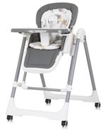 Scaun de masă Chipolino STHMS02401AS Milk Shake Ash Grey 2in1