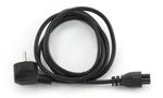 Power Cord PC-220V  3.0m Euro Plug   VDE-approved molded power cord, Gembird, PC-186-ML12-3M