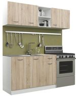 Мебель для кухни Haaus Kara 1.8m (White/Sonoma Oak)