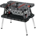 Scule electrice staționare Keter 57971 Banca de lucru pliabila Folding Work 85x55x75cm, max.453kg, neagra