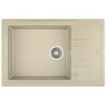 Chiuvetă bucătărie Teka Stone 60 S TG 1B 1D tegranit TOPASBEIGE