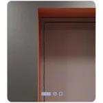 Oglindă baie Bayro Moon 600x800 LED touch нейтральный c подогревом, часами и термометром (124191)
