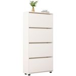 Raft pentru încălțăminte Mobildor-Lux Leo 70x27x164H cm White