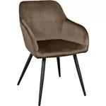 Стул Deco Airis Catifea Brown HLR49+Black Legs