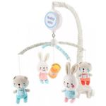 Кроватка Baby Mix M/00/521MCE-LI183 Карусель плюш Bears&Bunny