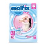 Трусики-Подгузники Molfix Pants 3 4-9 кг, 60шт