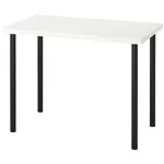 Masă de birou Ikea Linnmon/Adils 100x60 (Alb/Negru)