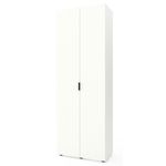 Шкаф Nex Home A007 cu usi batante 800x420x2300mm, White Snow