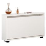 Raft pentru încălțăminte Mobildor-Lux Leo Slim 80x16x47H cm White