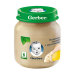 Пюре Gerber нежные овощи-кролик, с 6 месяцев, 130г