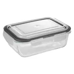 Container alimentare Axentia 137262 Vas din sticla 1.45L cu capac din silicon