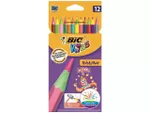 Set creioane colorate 12buc BIC Evolution Circus