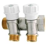 Set distribuitor Hydro S Colector distribuţie cu ventil, înclinat 35°, 3/4