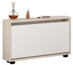 Полка для обуви Mobildor-Lux Leo Slim 50x16x47H cm Sonoma/White