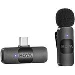 Microfon Boya BY-V10 Wireless Microphone System Ultracompact 2.4GHz, Black