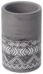 Стакан для зубных щёток Bisk 08395 Suport periute de dinti LOMO gri