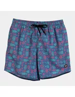 FINAL SALE - Шорты для плавания JOMA - PARTY SWIM SHORTS GREY TURQUOISE CORAL