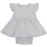 Детская одежда Minikin 25032074 Naturelle Боди юбка р-р74, серый светлый, девочка